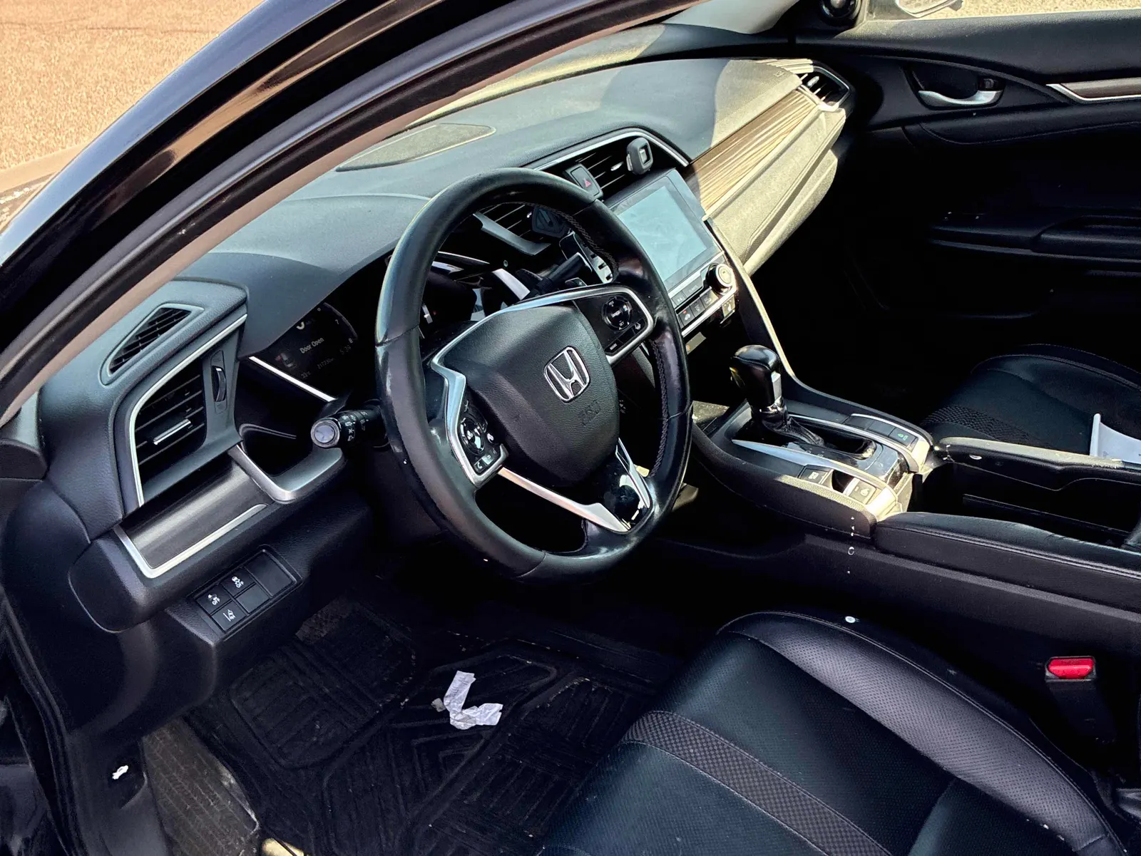 Interior driver side