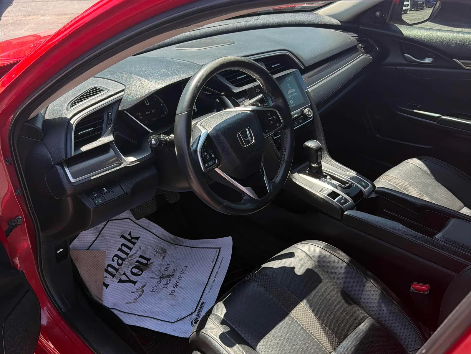 Interior driver side