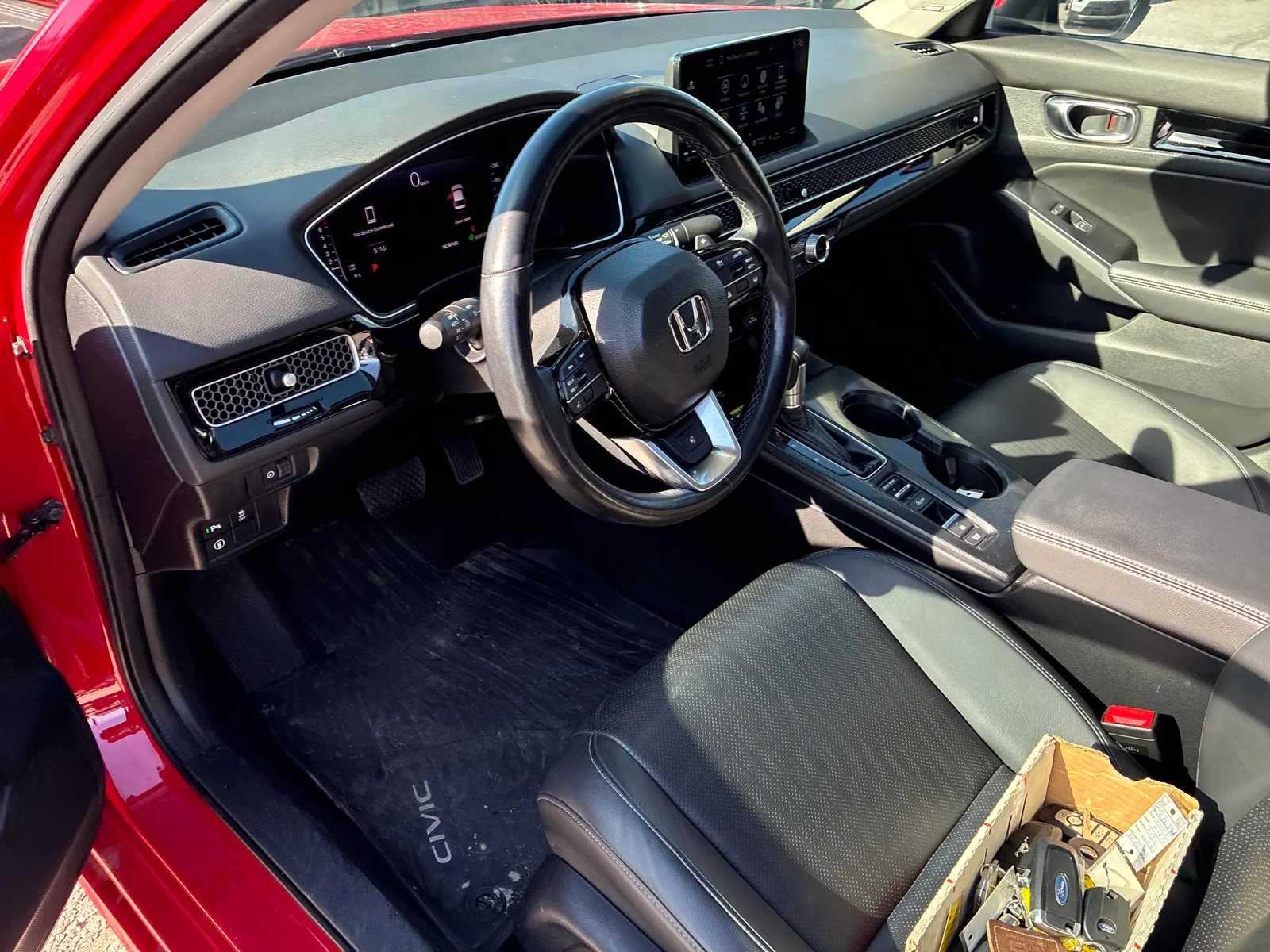 Interior driver side