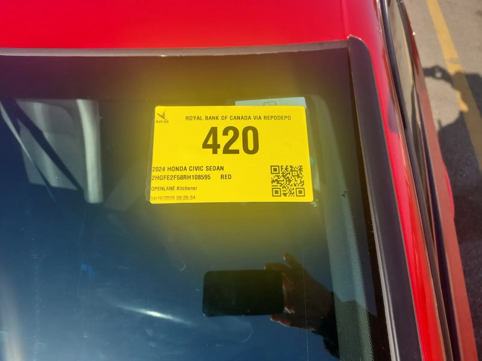 Inventory Label Photo
