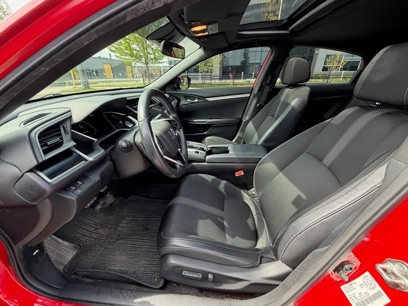 Interior driver side