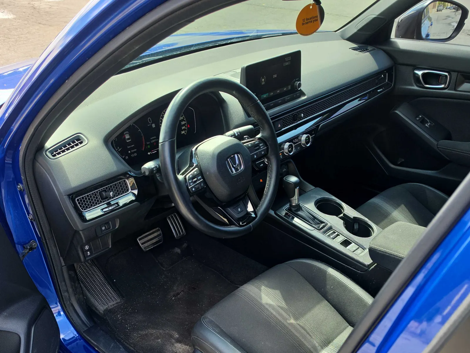 Interior driver side