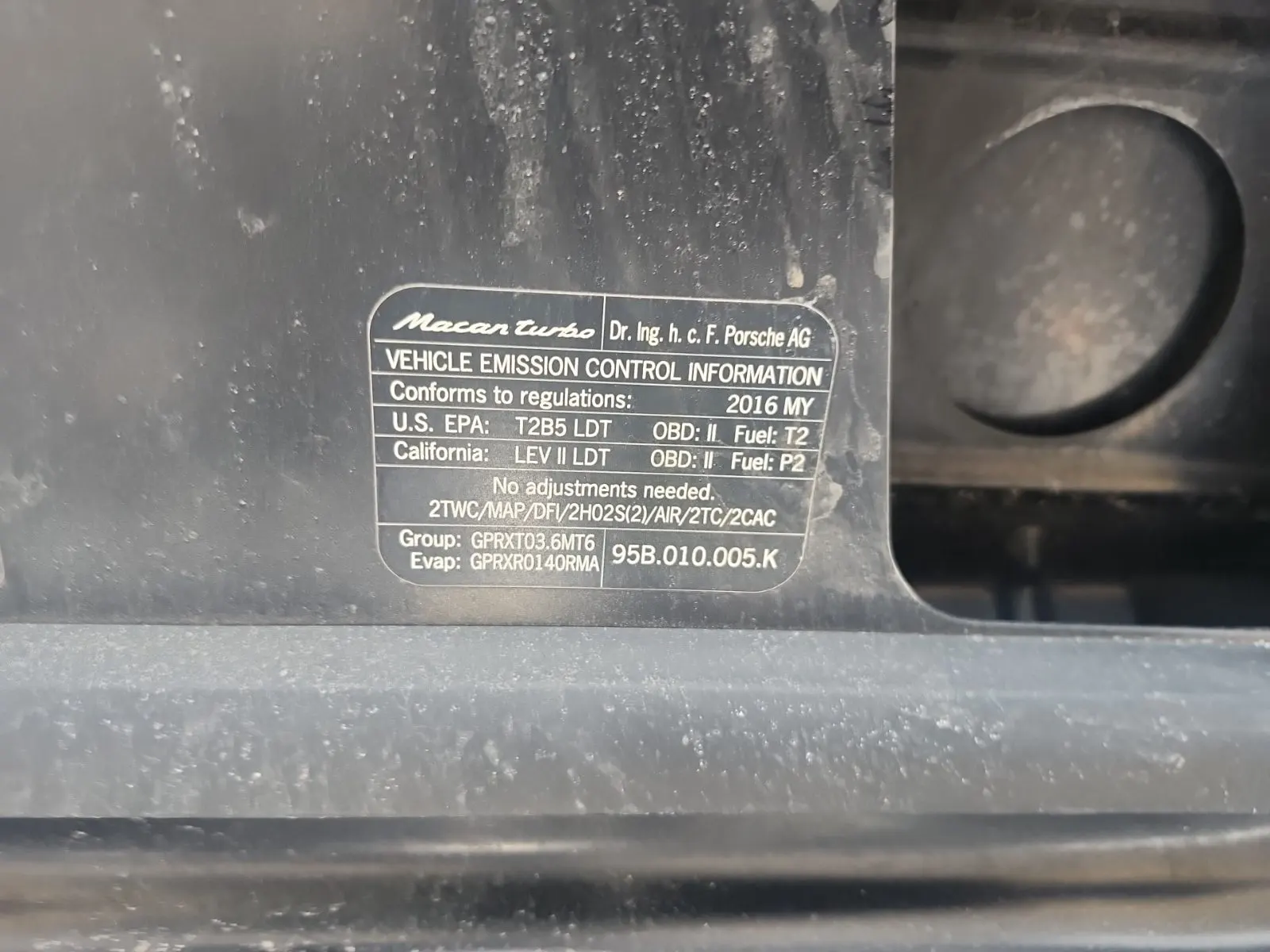 Emission Sticker Photo