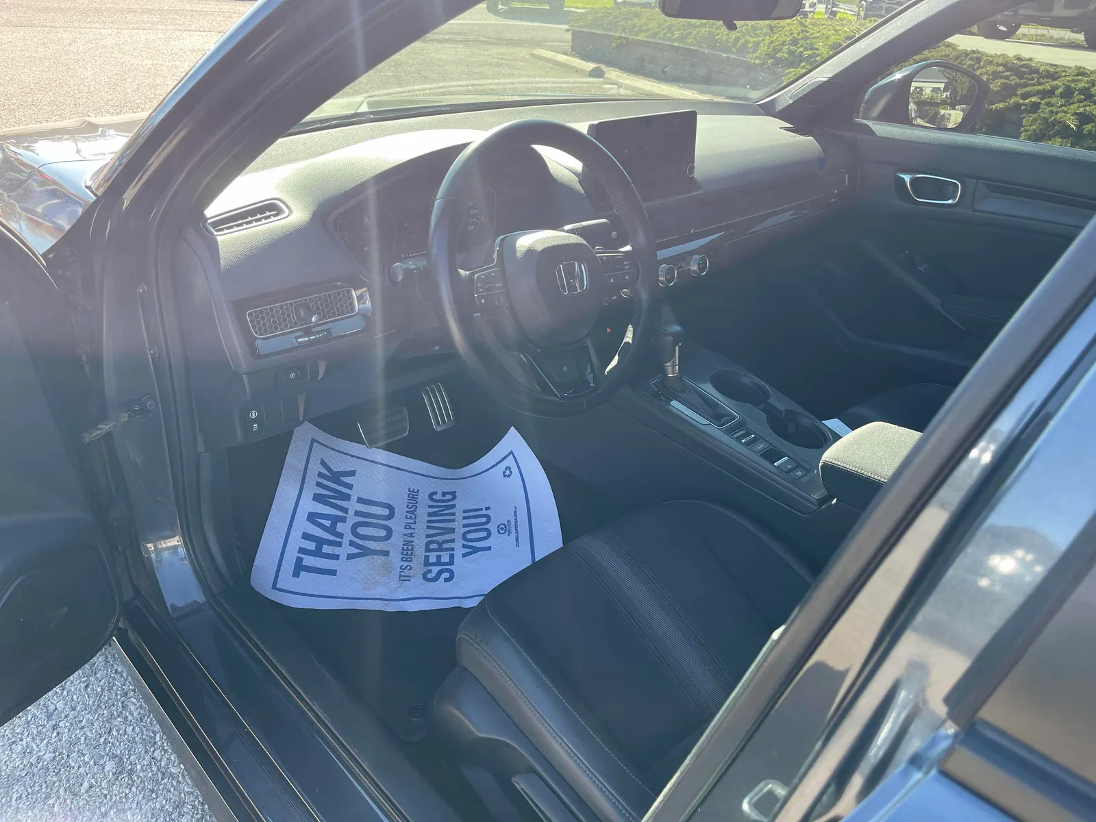 Interior driver side
