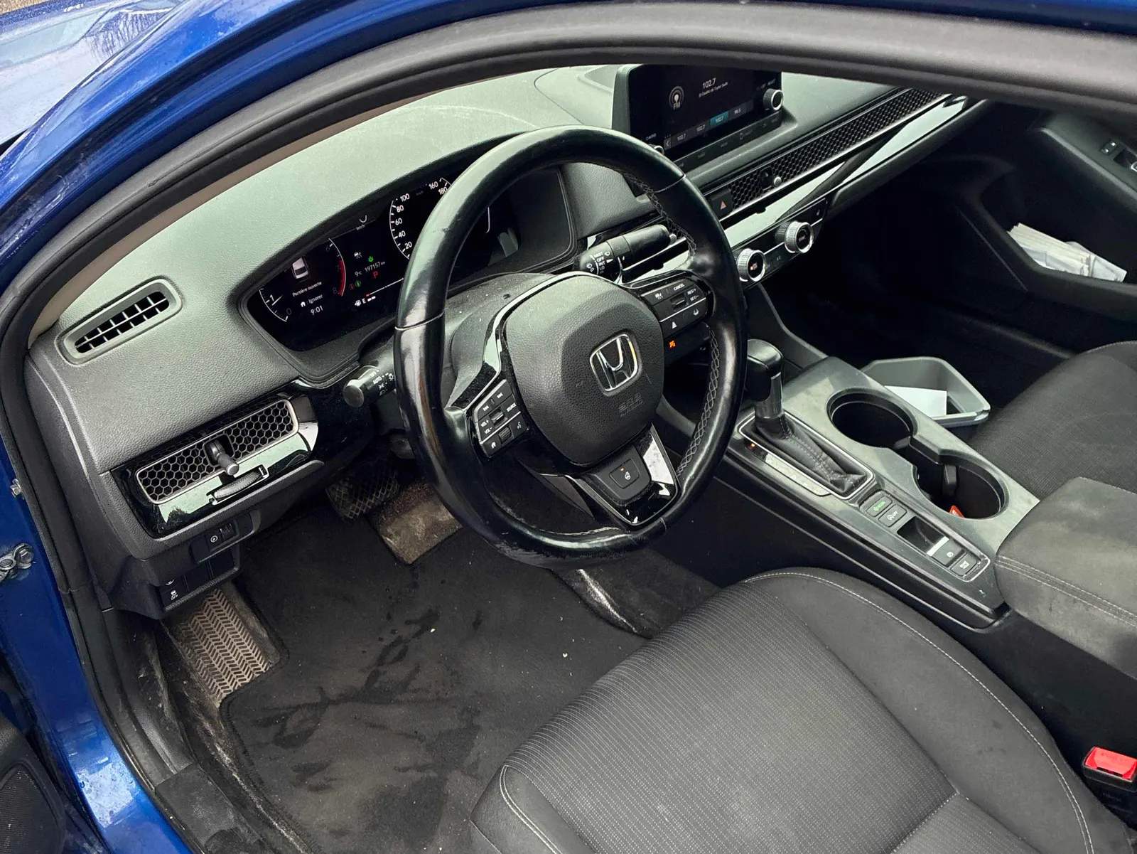 Interior driver side