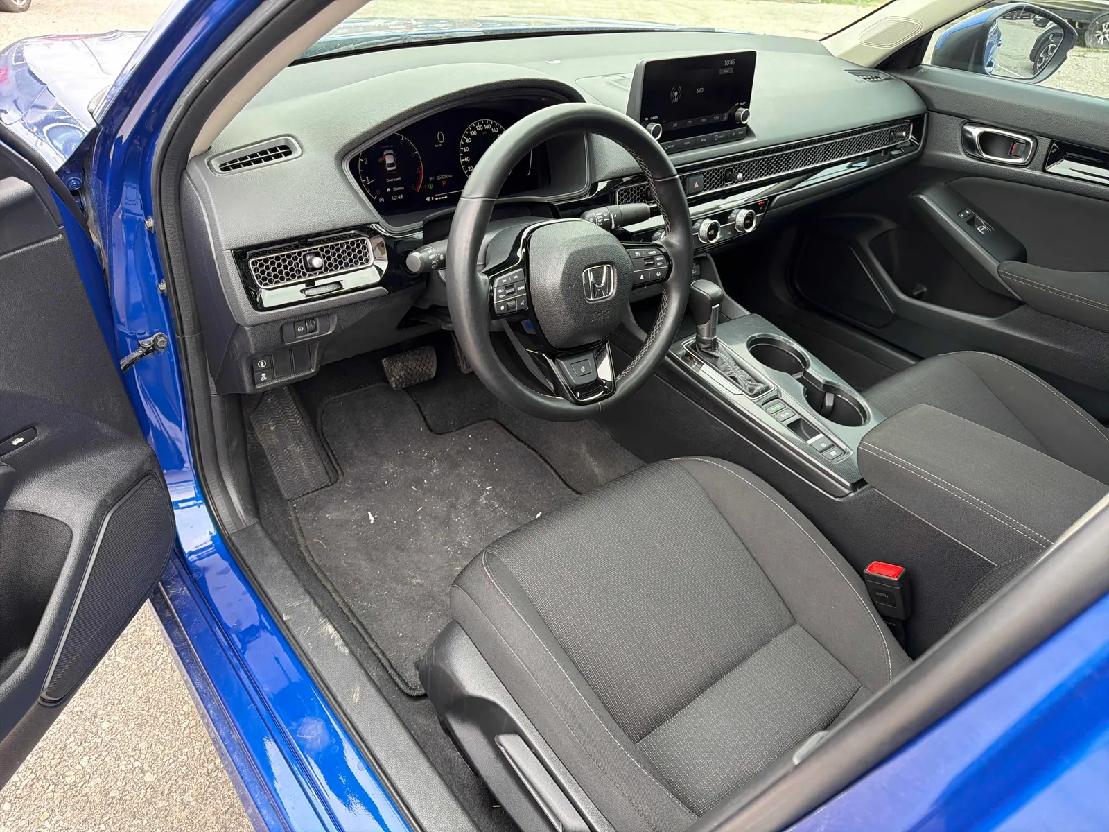 Interior driver side