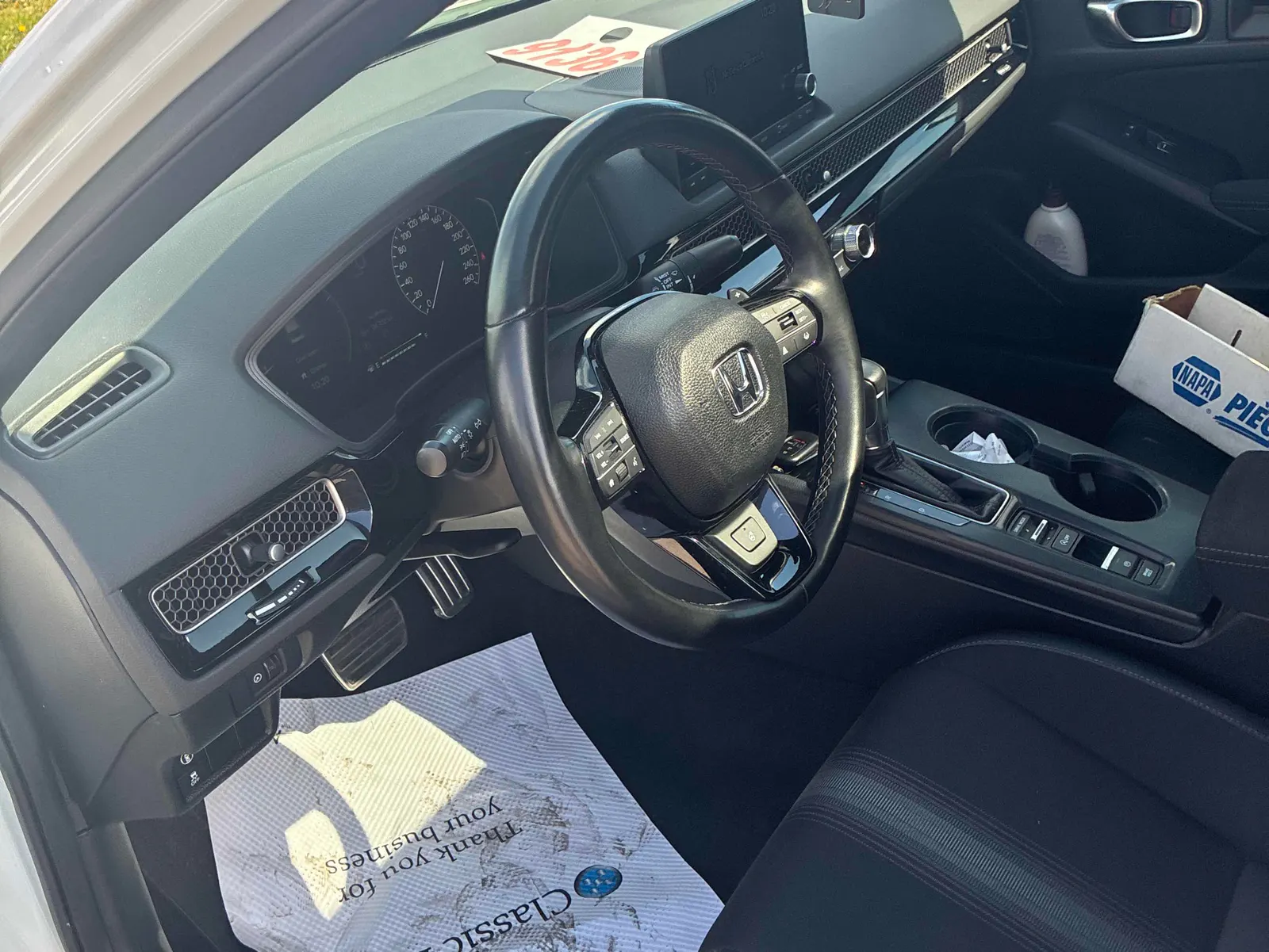 Interior driver side