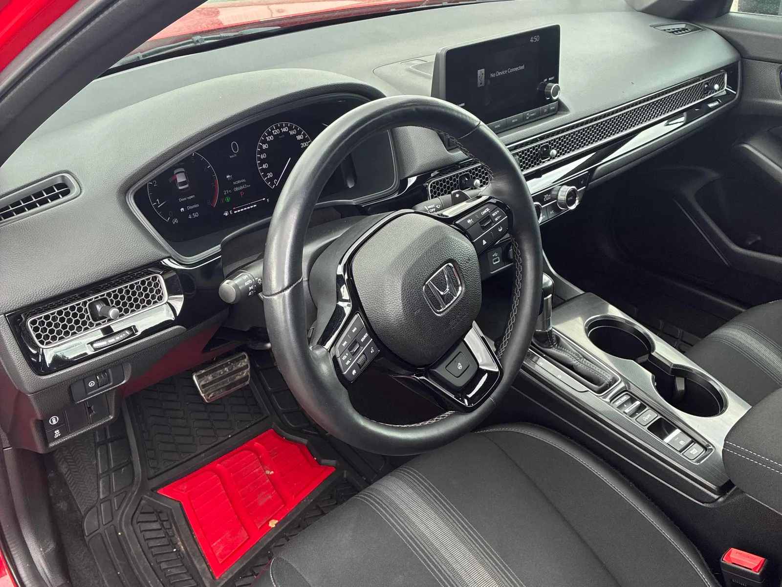 Interior driver side