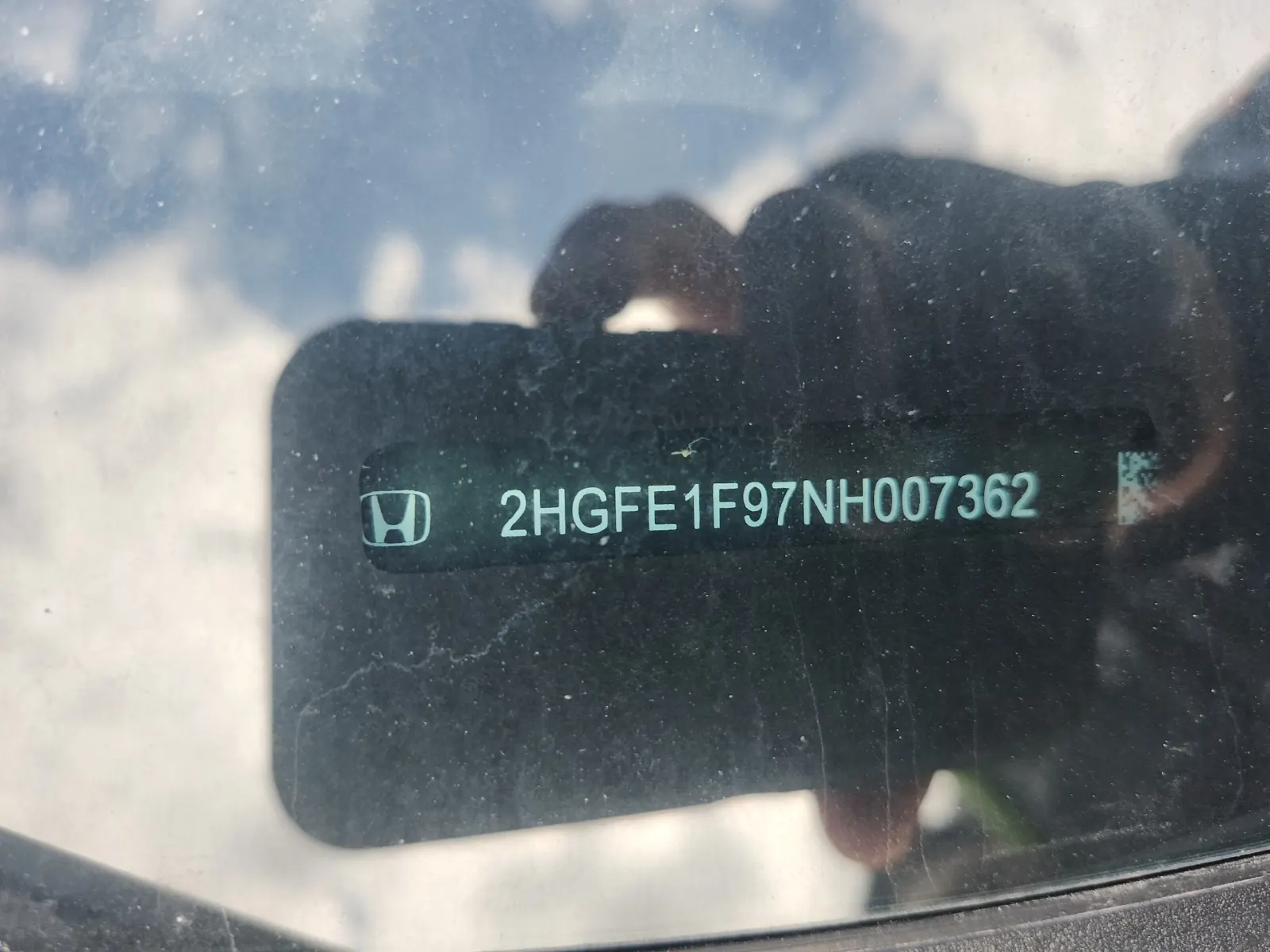 Dash VIN Plate Photo