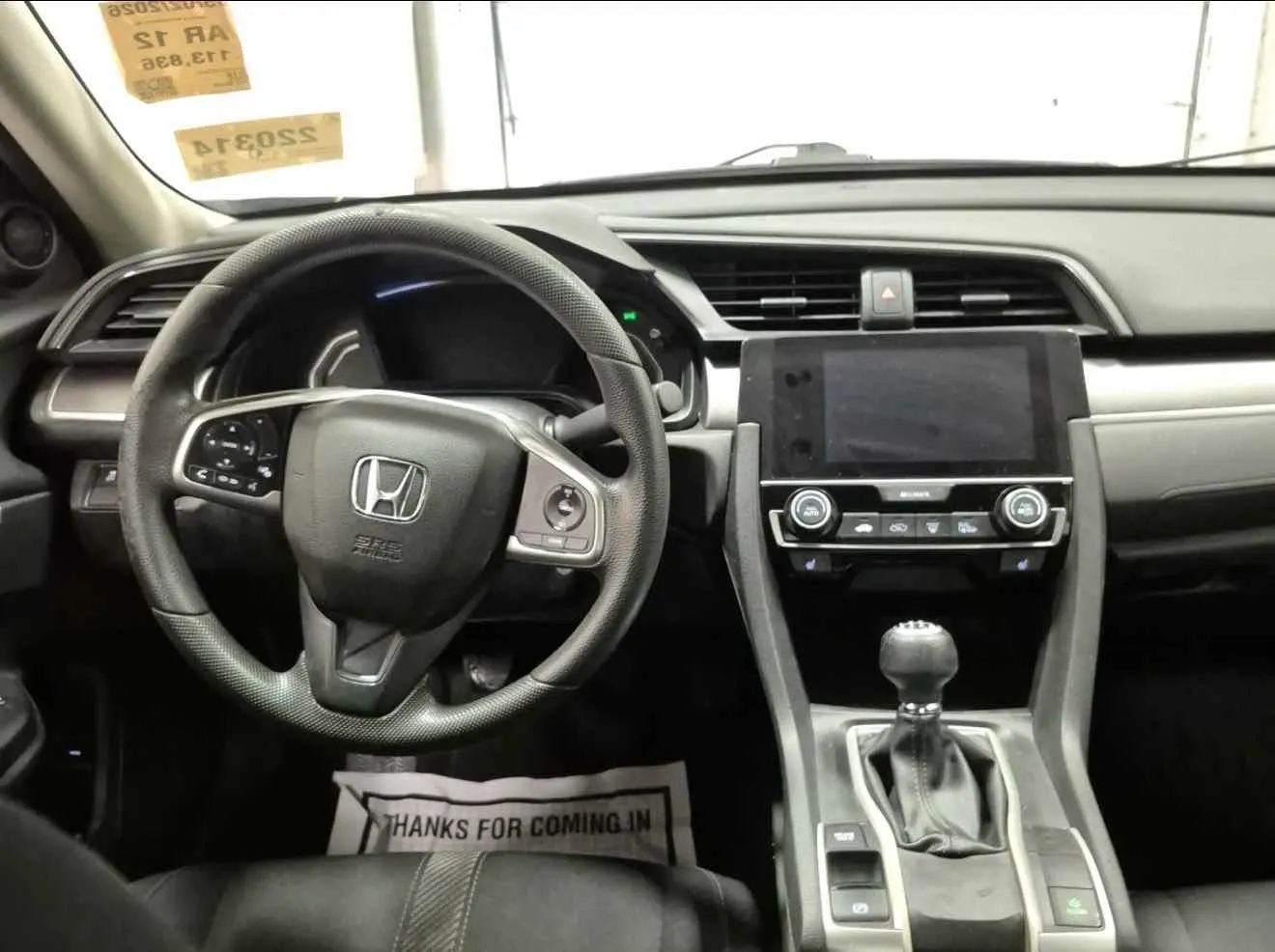 Interior driver side