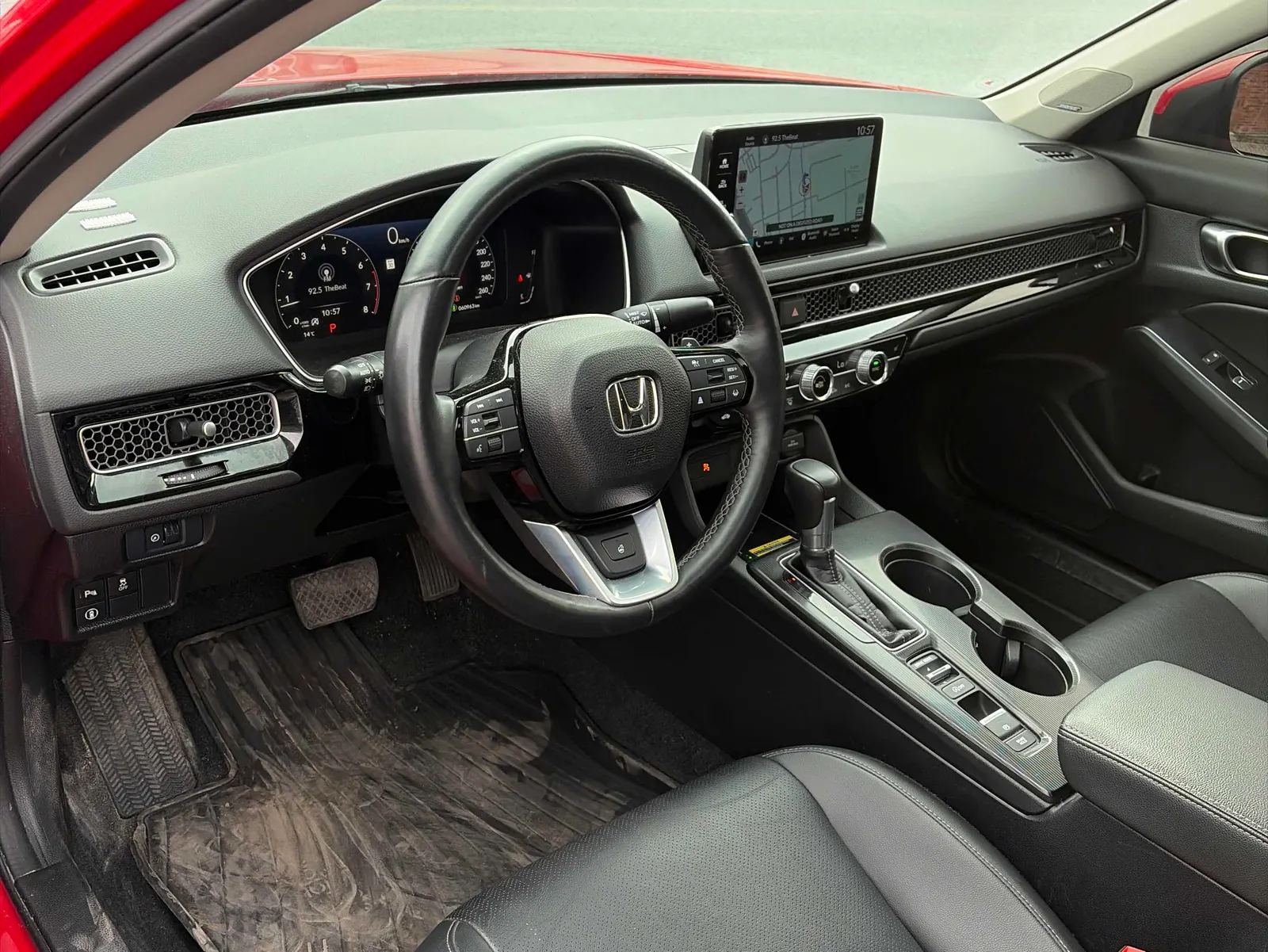 Interior driver side