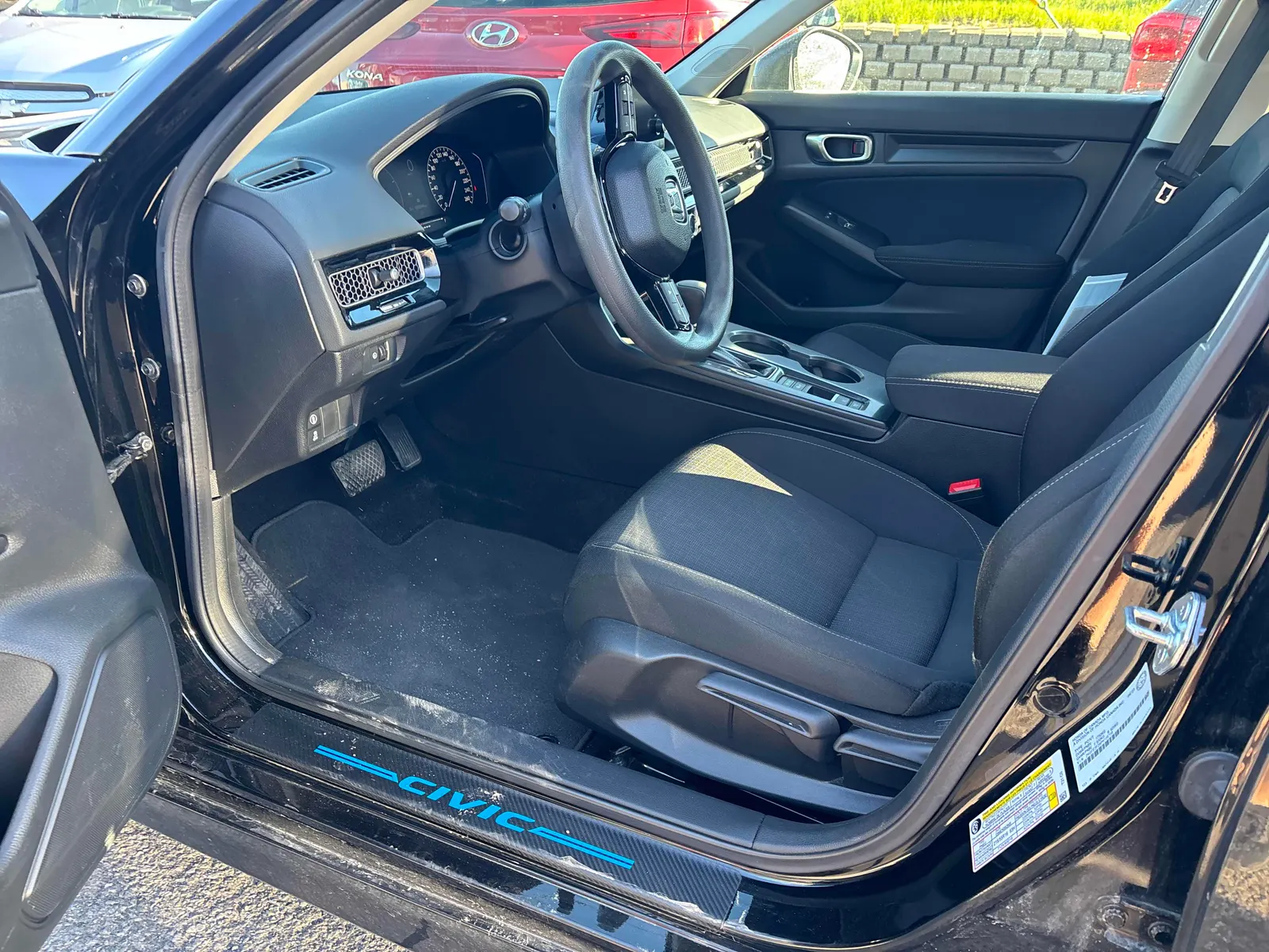 Interior driver side