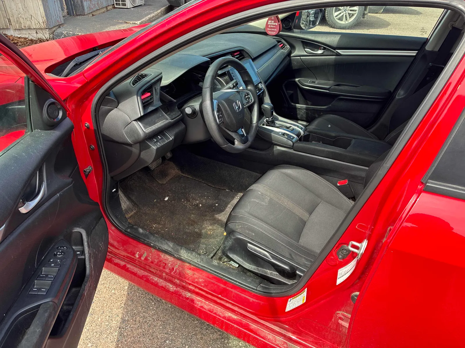 Interior driver side