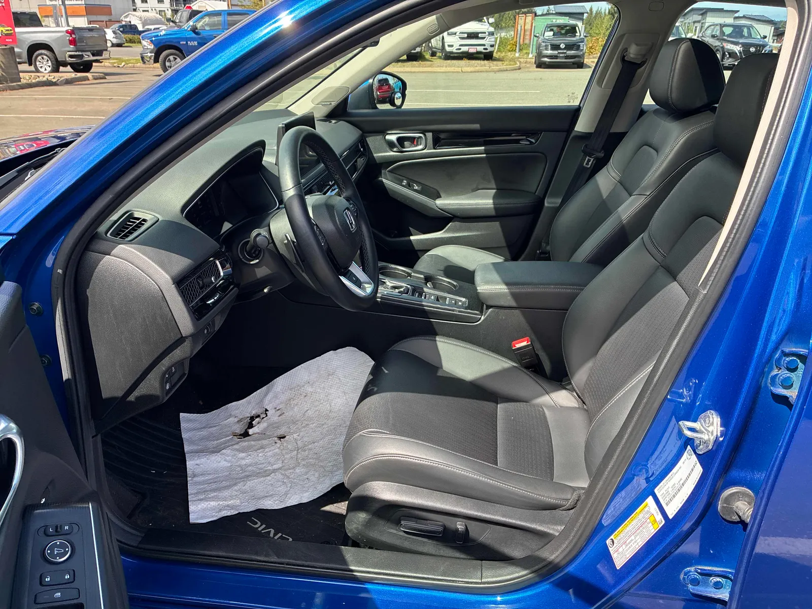Interior driver side