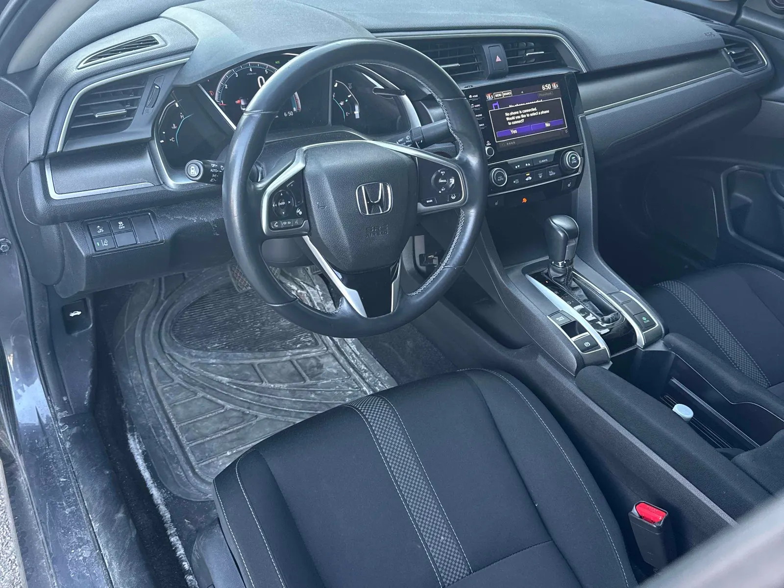 Interior driver side