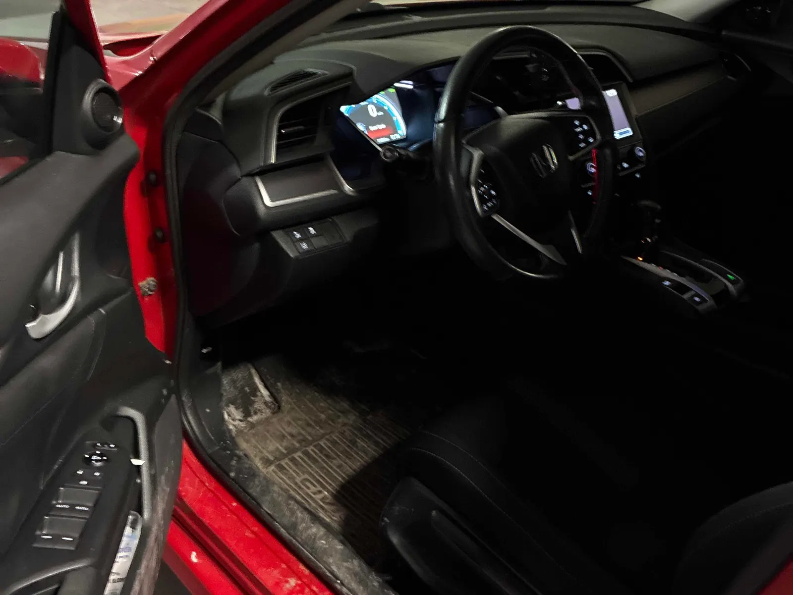 Interior driver side