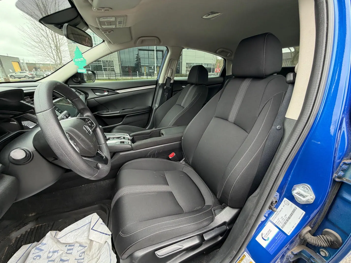 Interior driver side