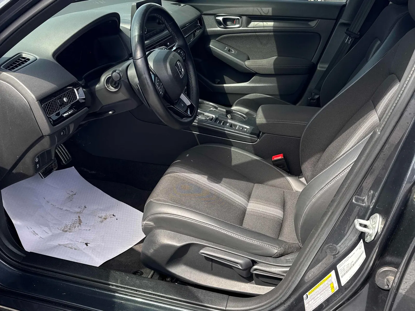 Interior driver side