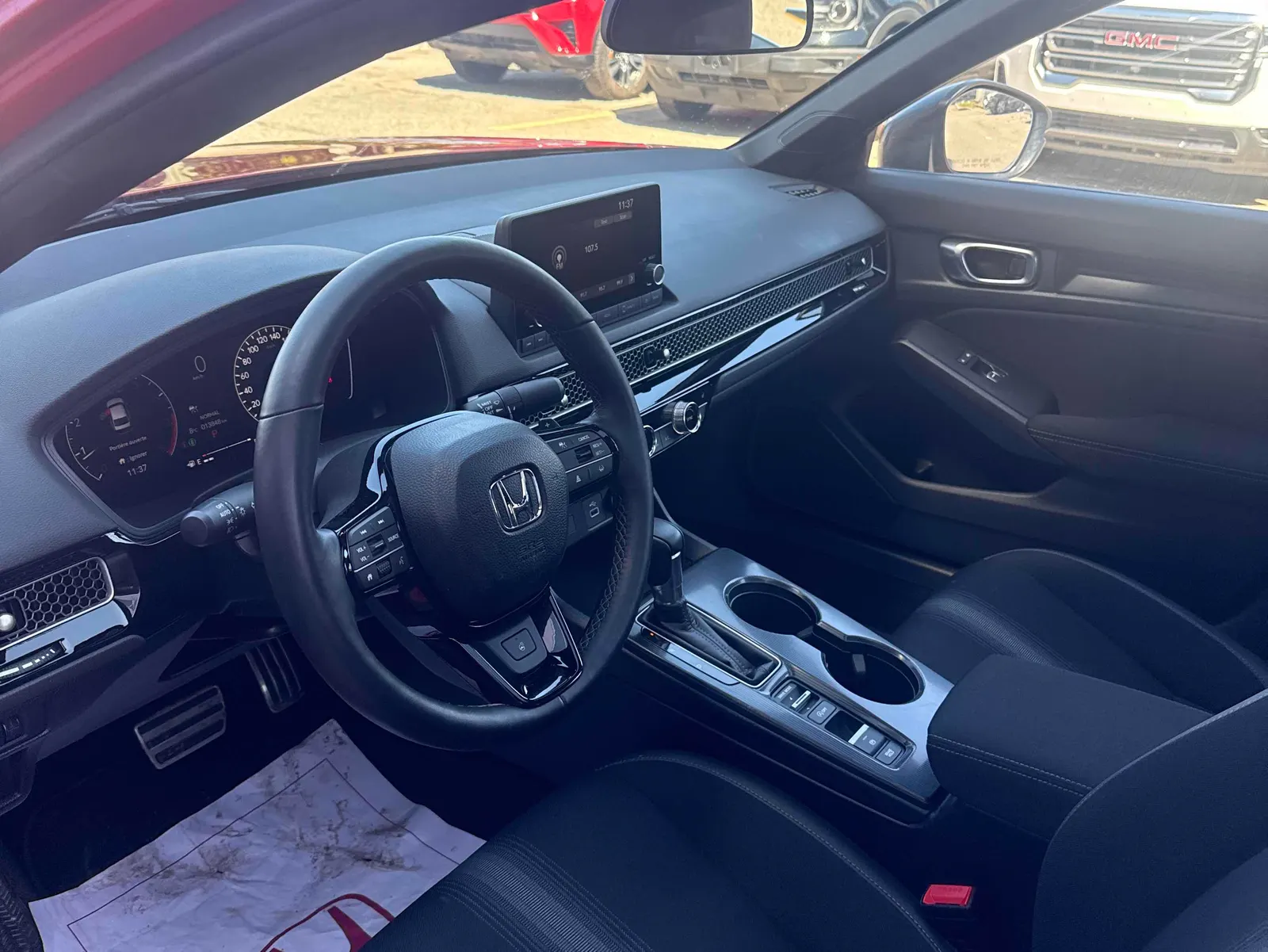 Interior driver side