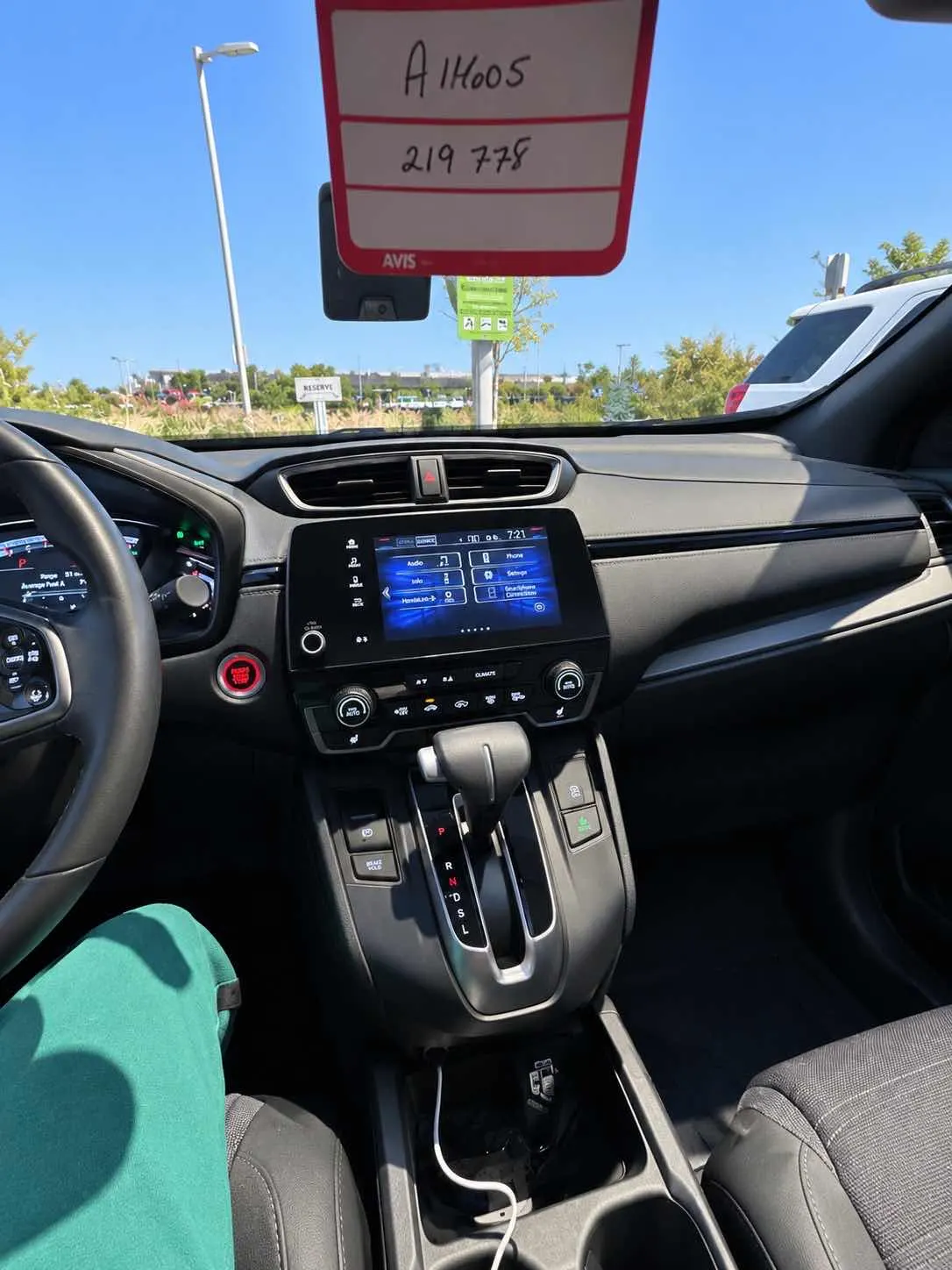 Interior driver side