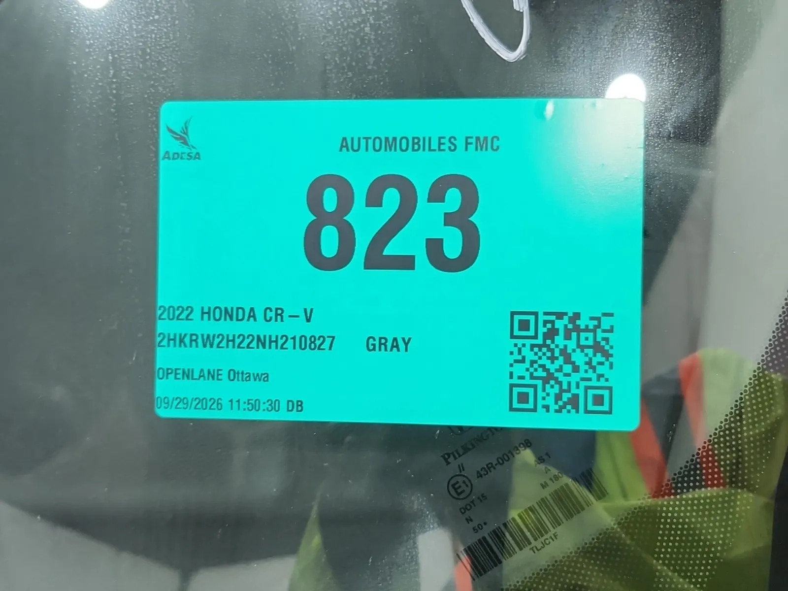 Inventory Label Photo