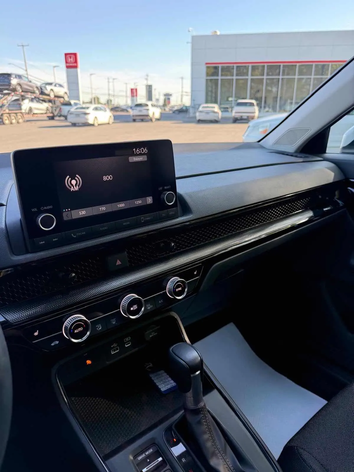 Interior driver side