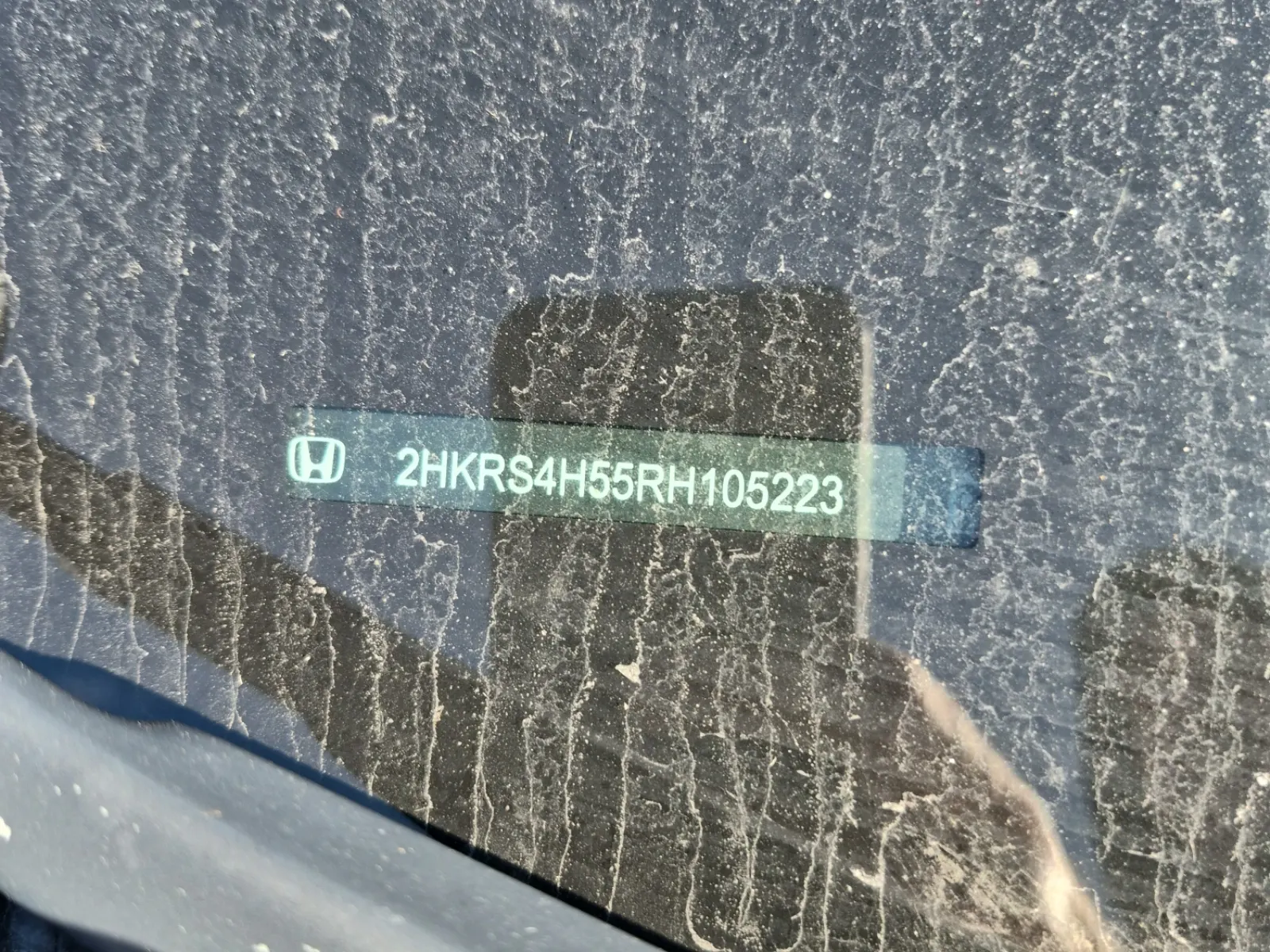 VIN Sticker Photo