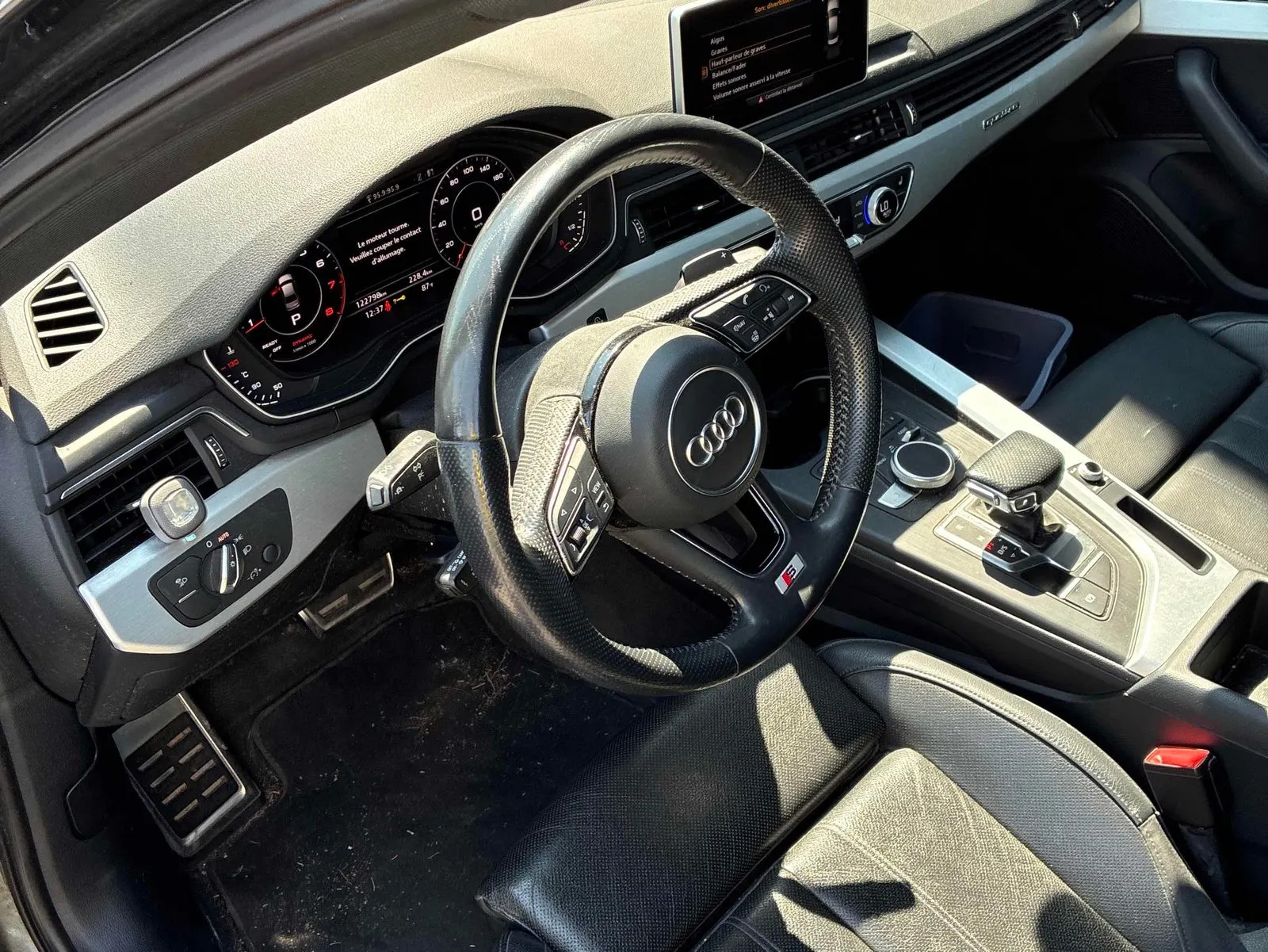 Interior driver side