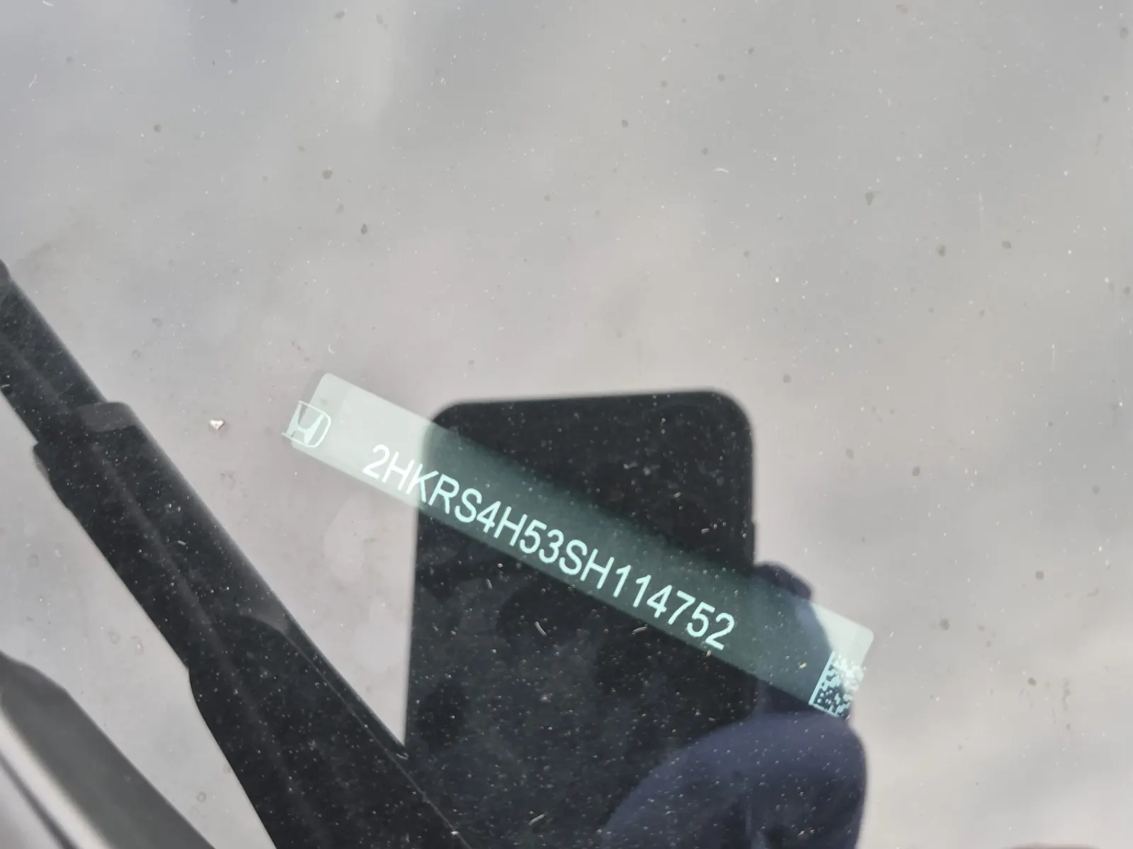Dash VIN Plate Photo