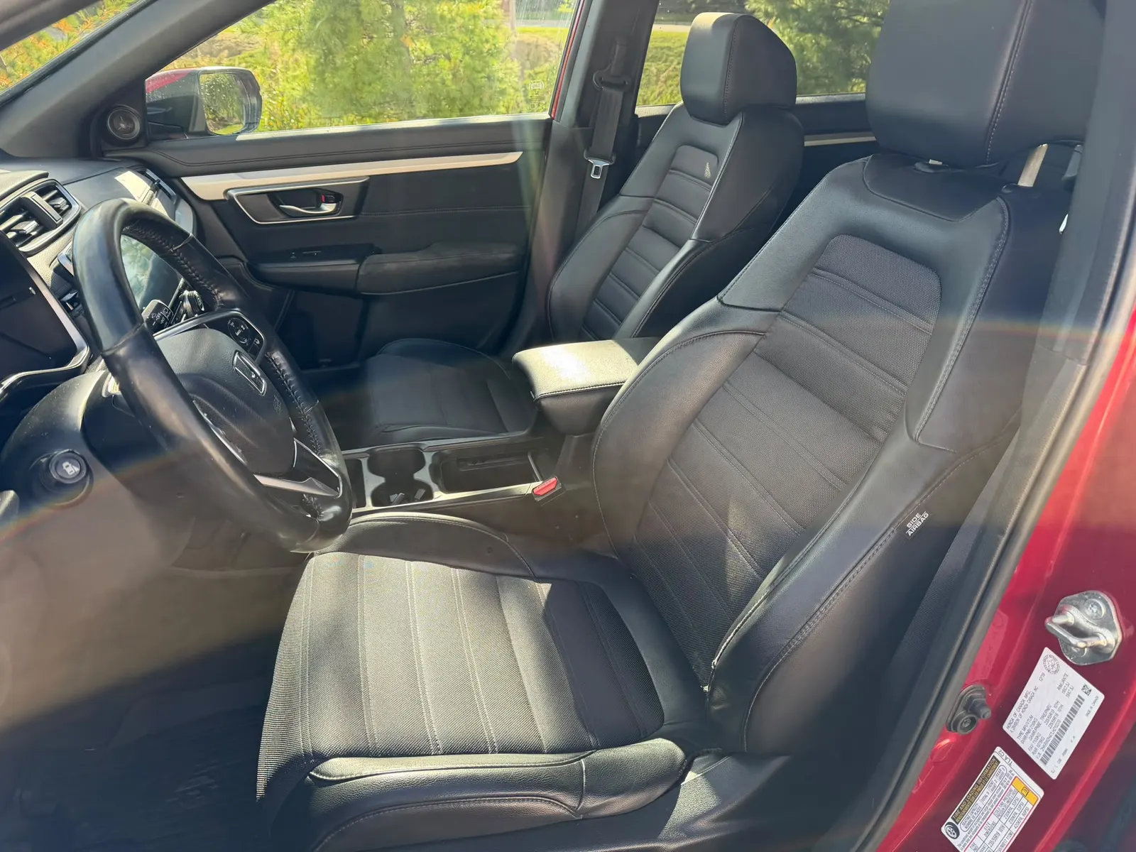 Interior driver side