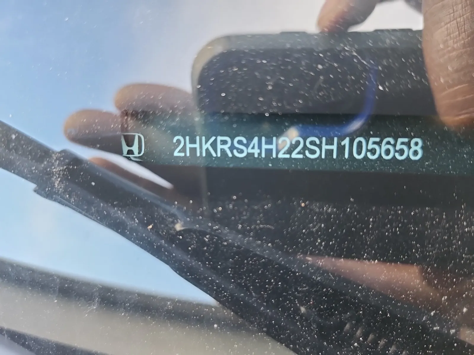 Dash VIN Plate Photo