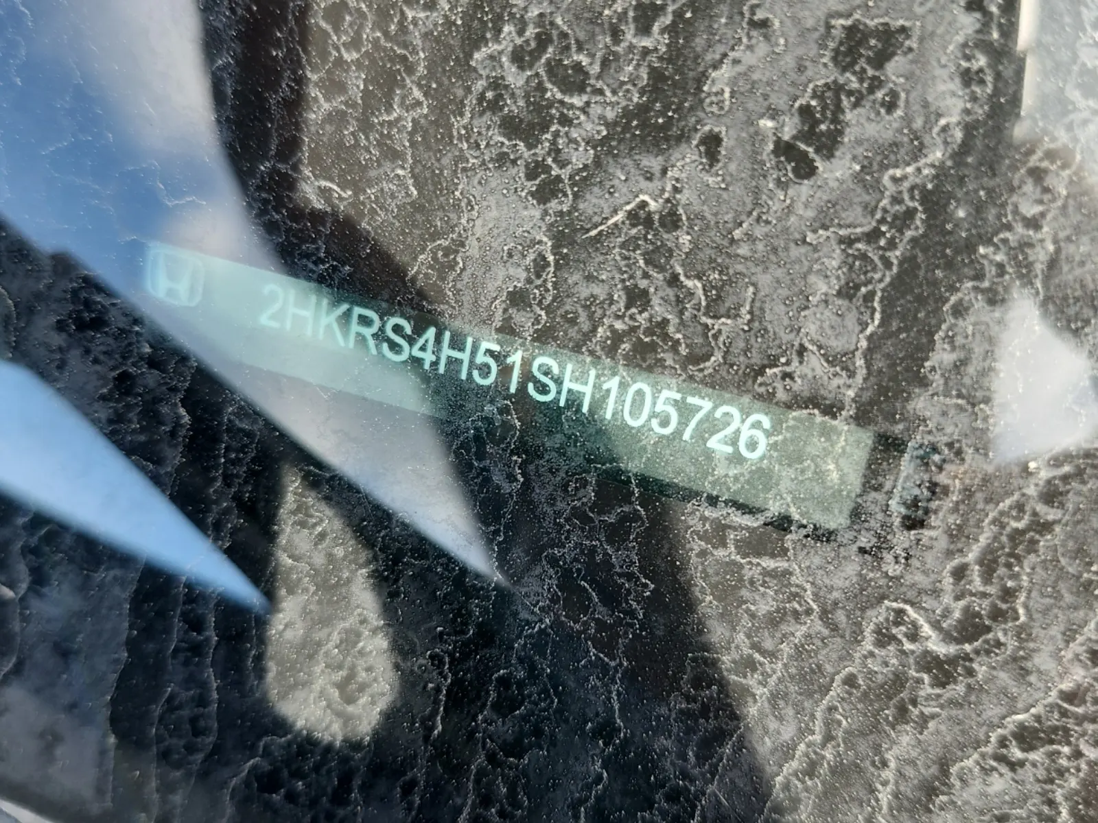 Dash VIN Plate Photo