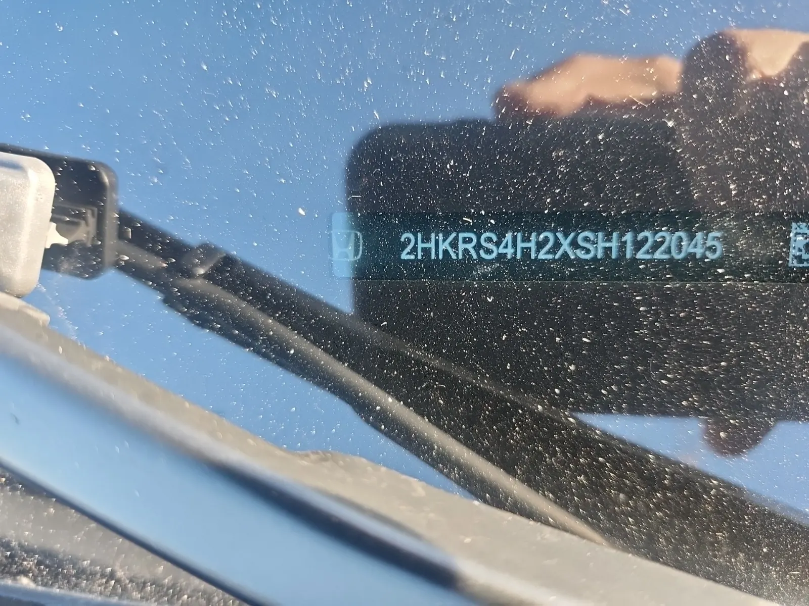 Dash VIN Plate Photo