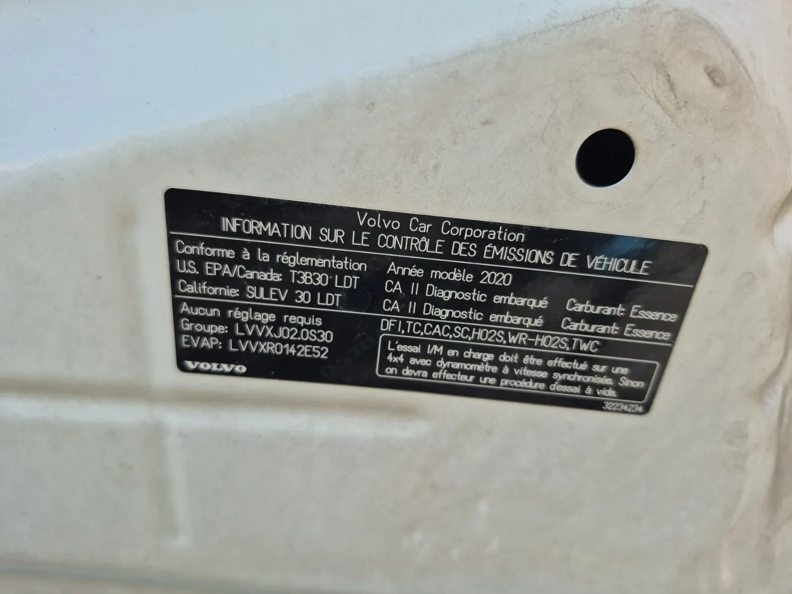 Emission Sticker Photo