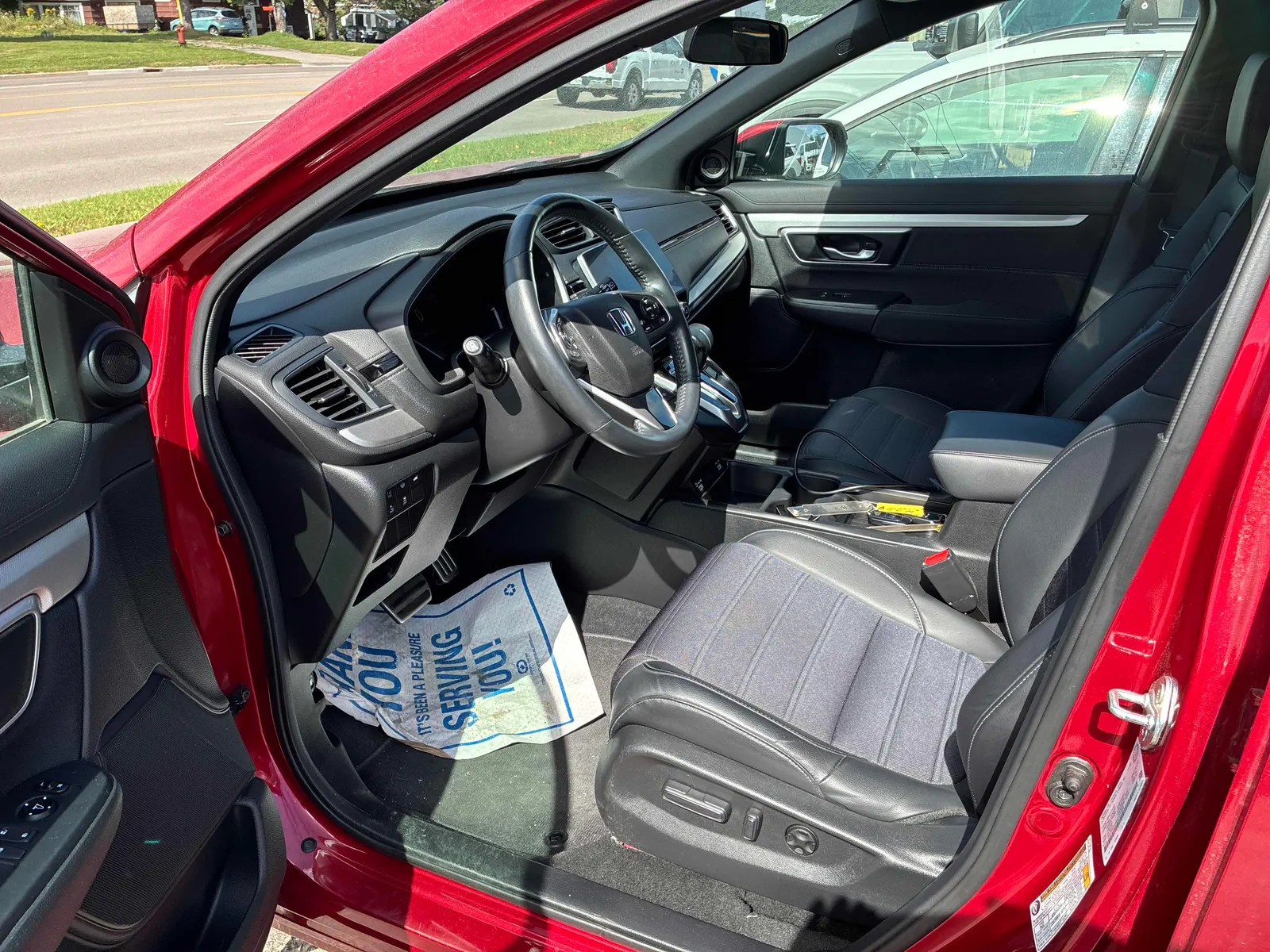 Interior driver side