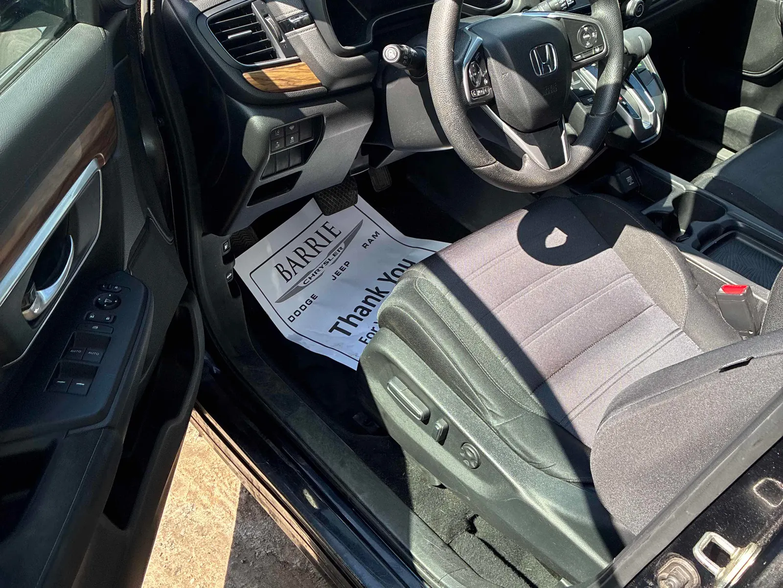 Interior driver side