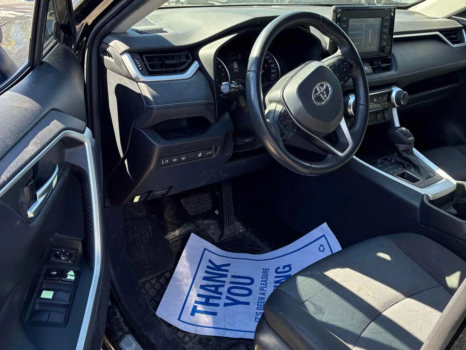 Interior driver side