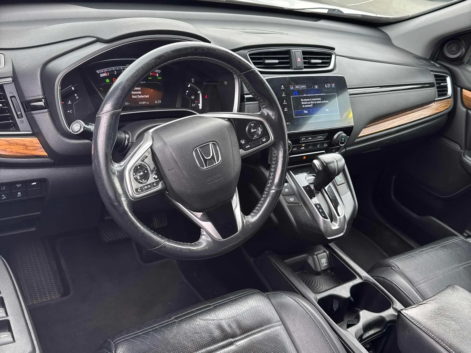 Interior driver side