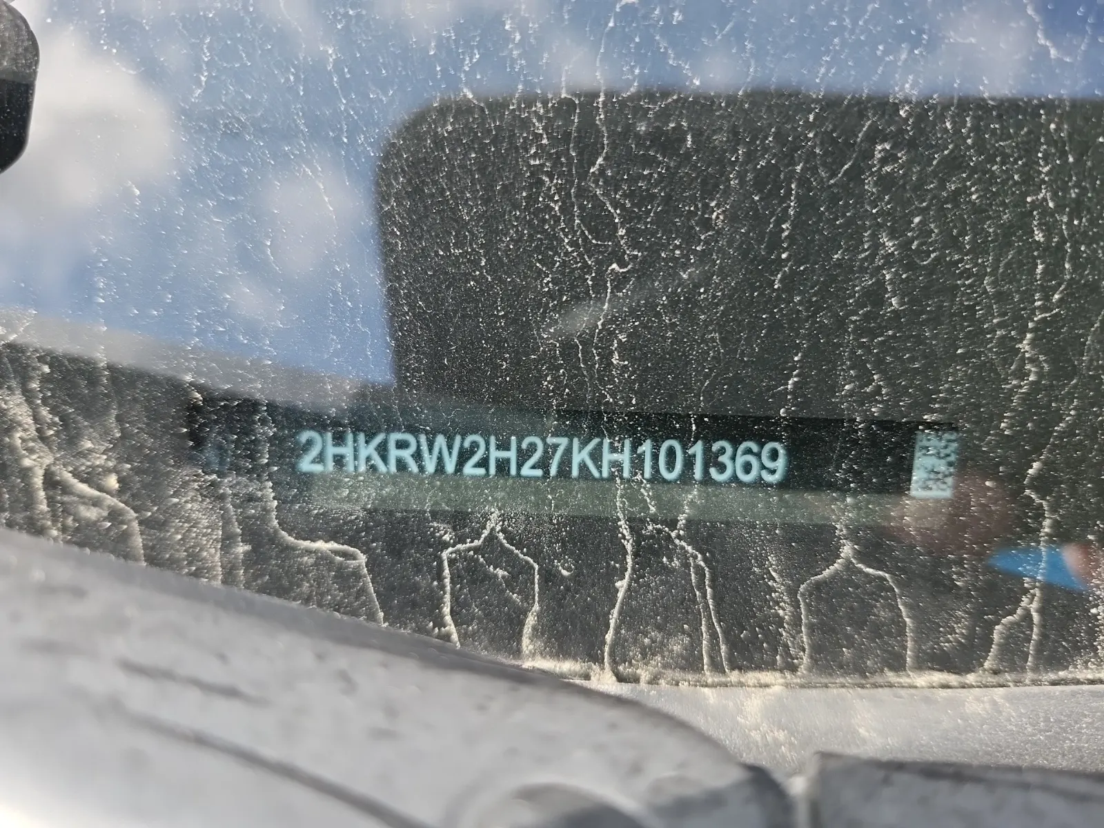 Dash VIN Plate Photo