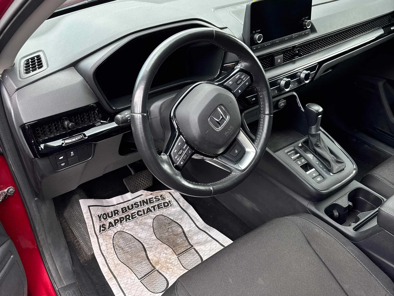 Interior driver side