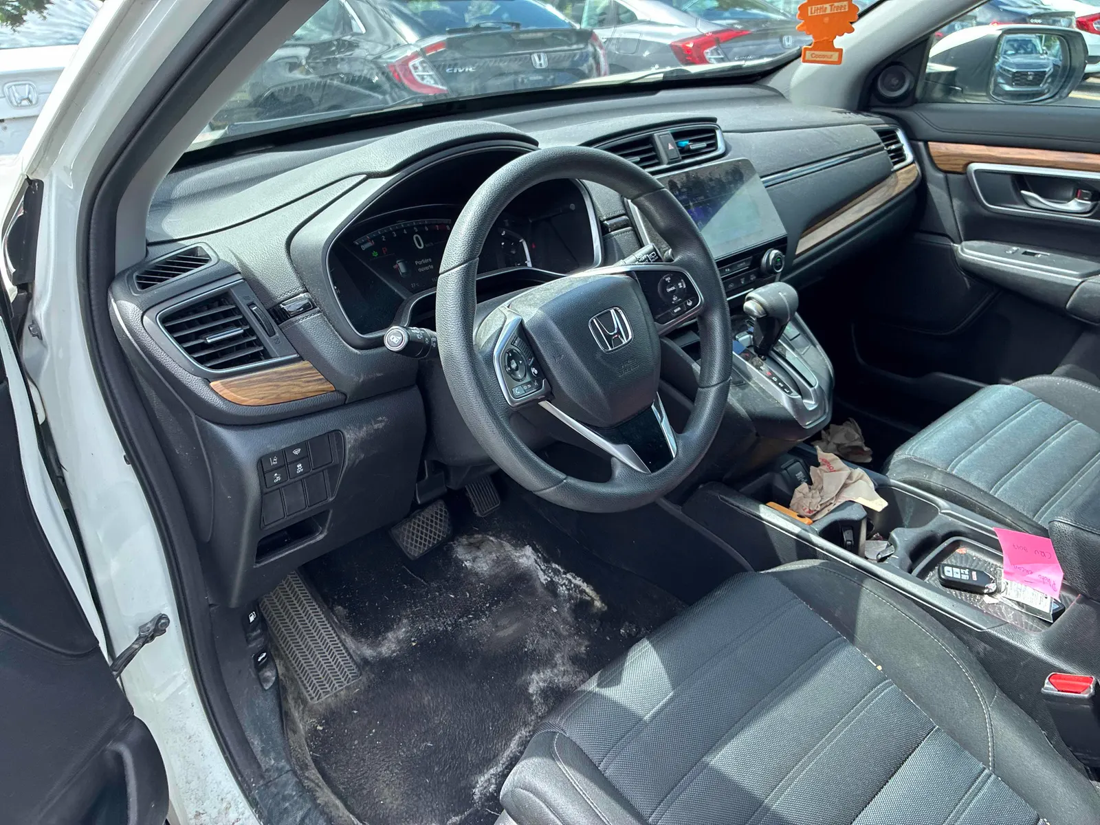 Interior driver side