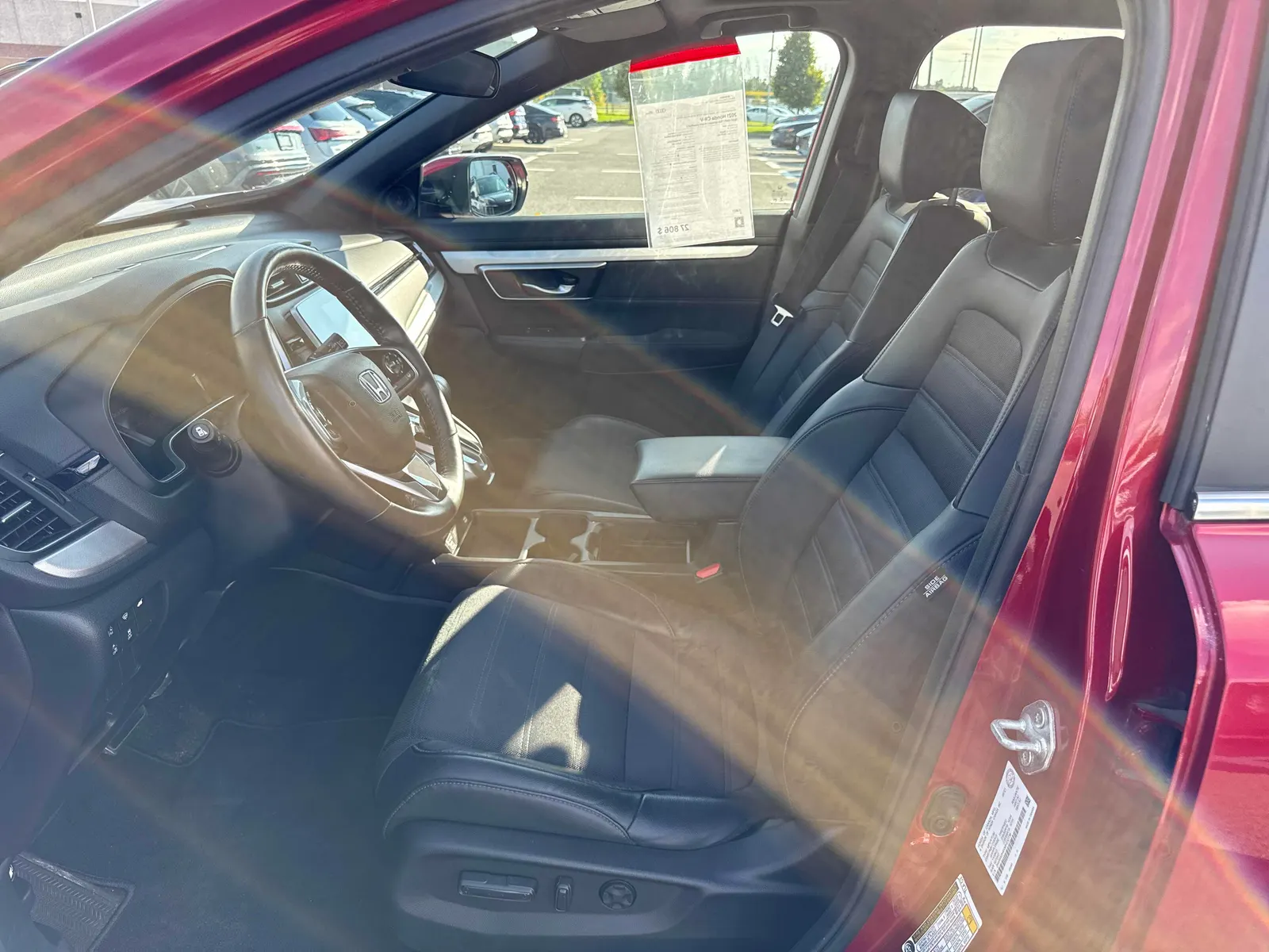 Interior driver side