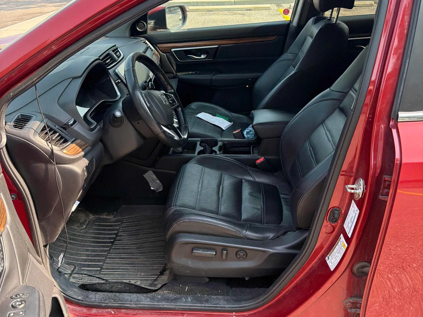 Interior driver side