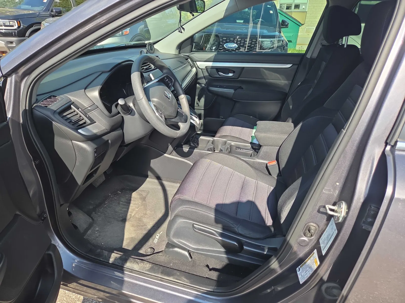 Interior driver side