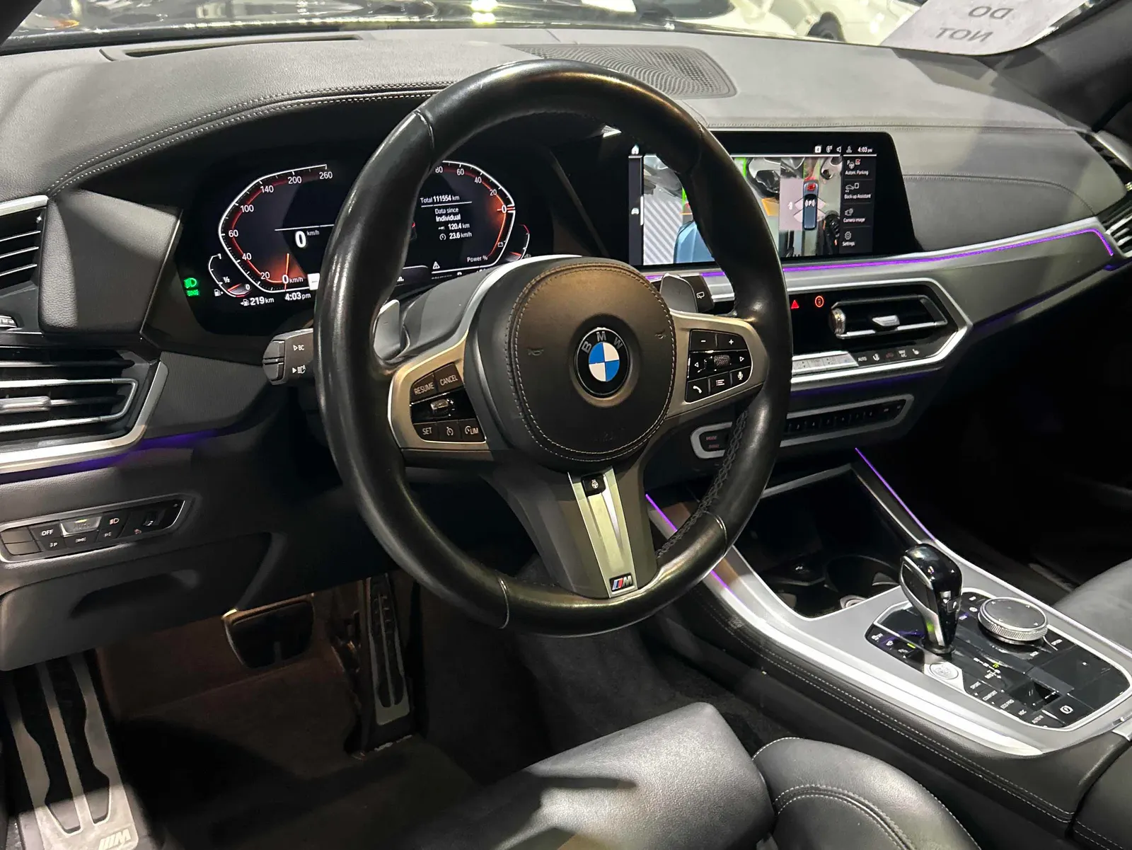 Interior driver side