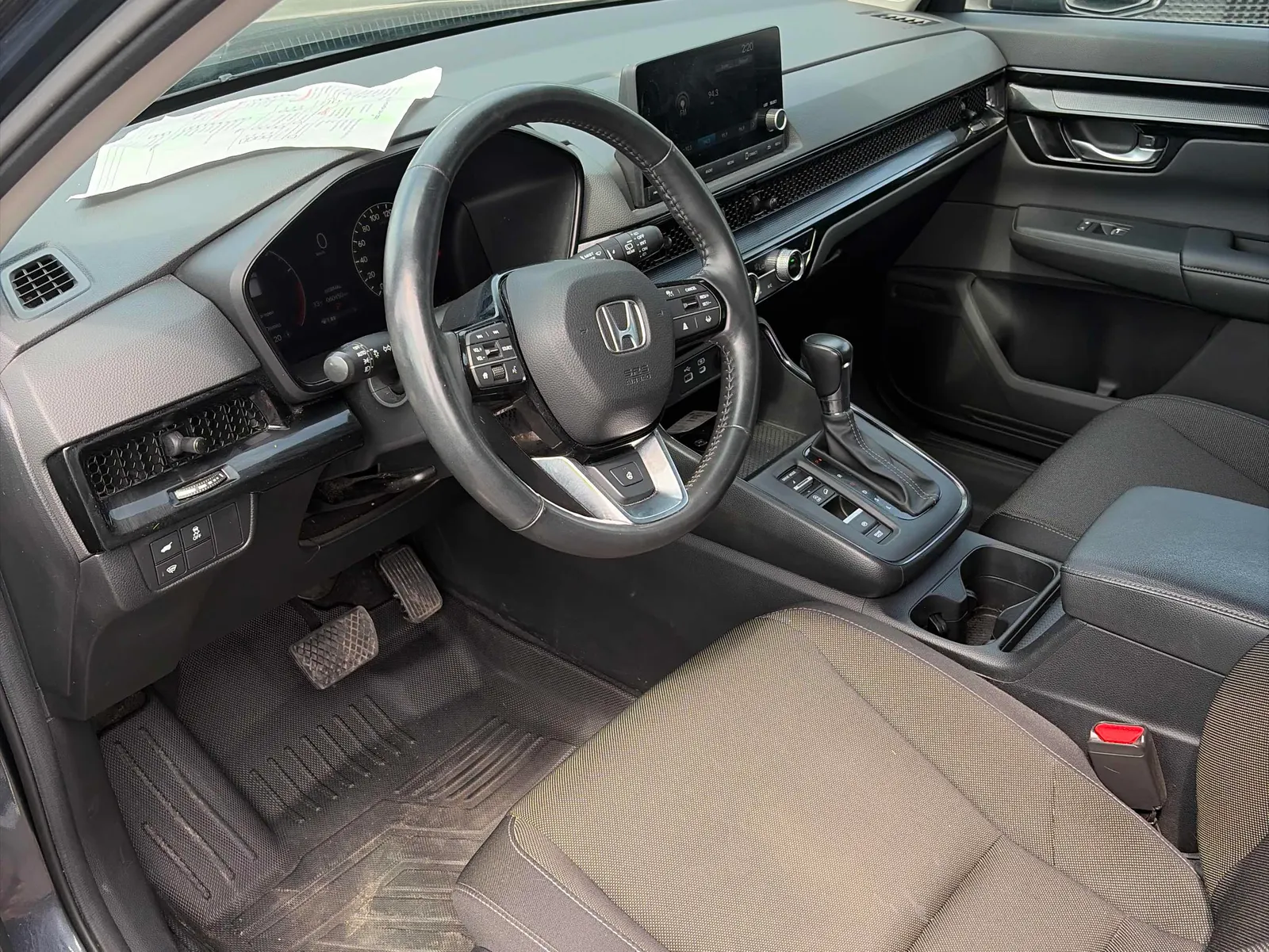 Interior driver side