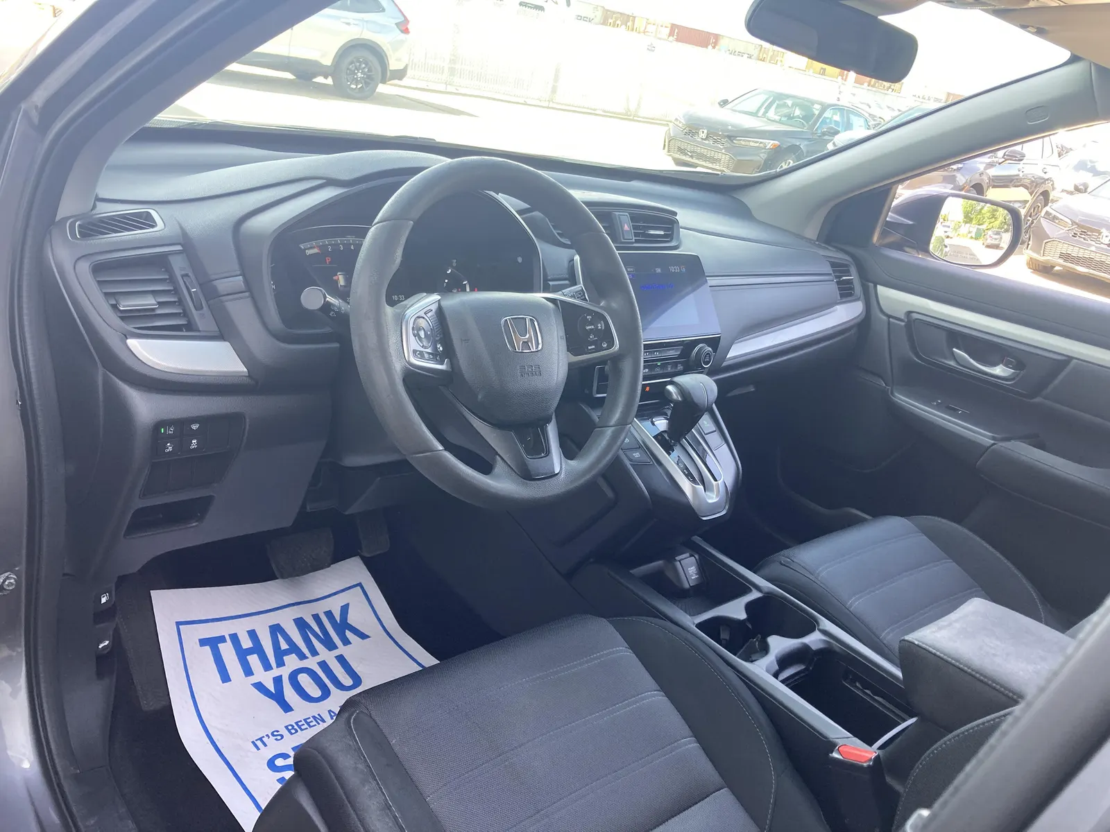 Interior driver side