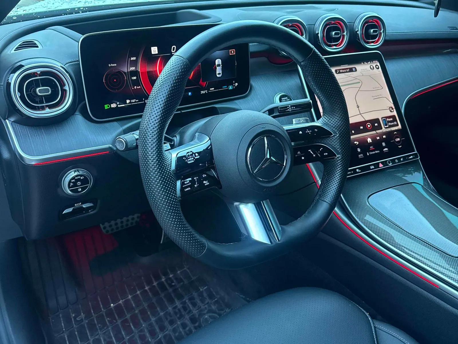 Interior driver side