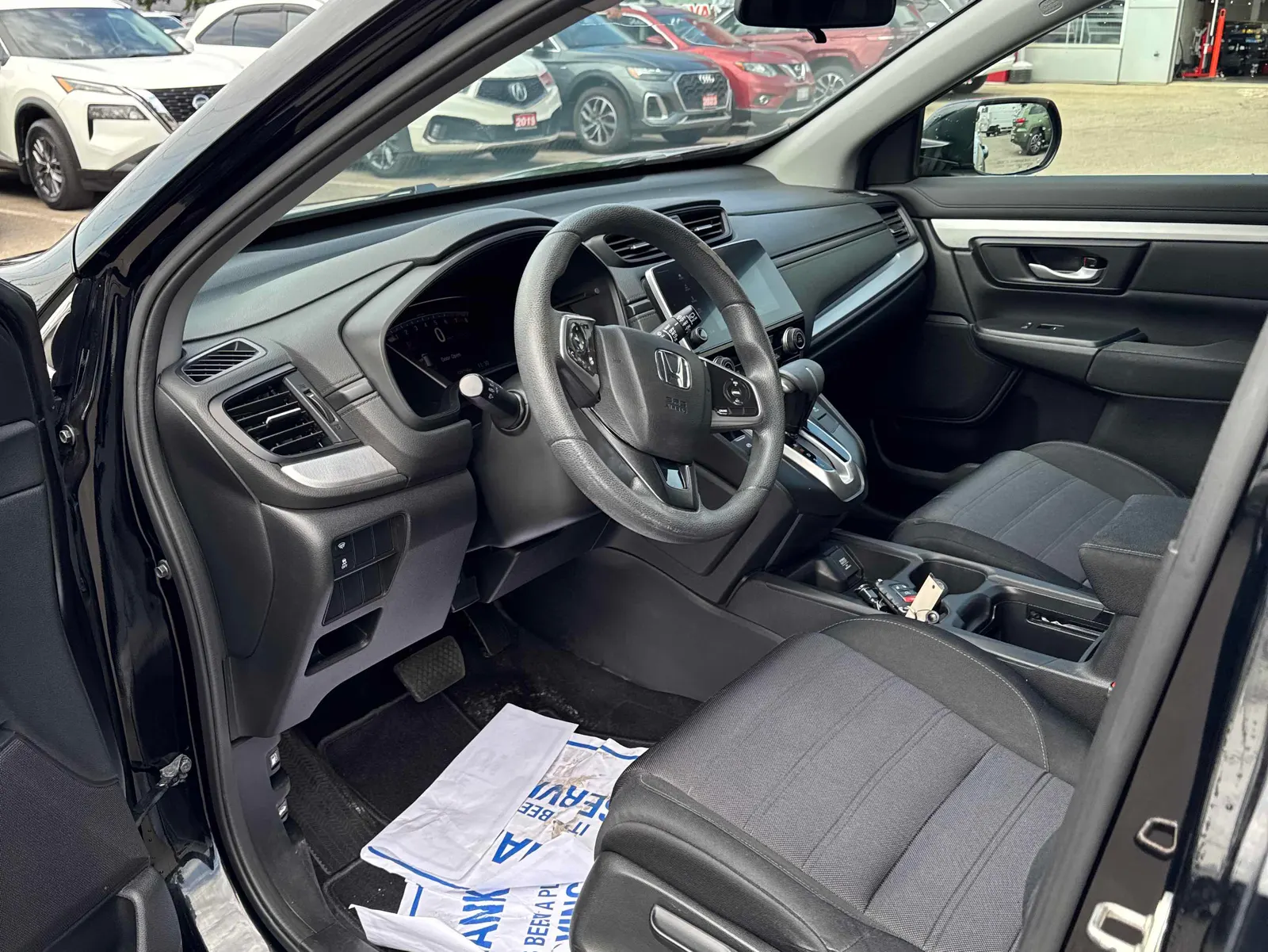 Interior driver side