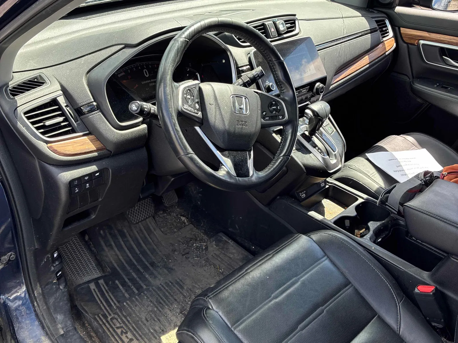 Interior driver side